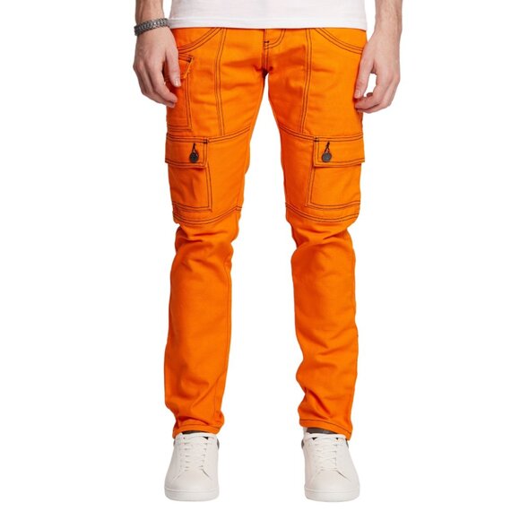 AKINGS Kyle Snap Cargo Pants (Orange - Size 36) - Picture 6 of 7